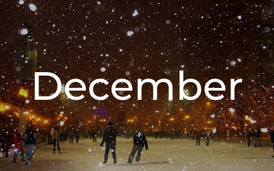 December travel inspiration - winter lights and softly falling snow create a festive atmosphere, inviting cosy escapes and end-of-year adventures curated by iElusive Travels.