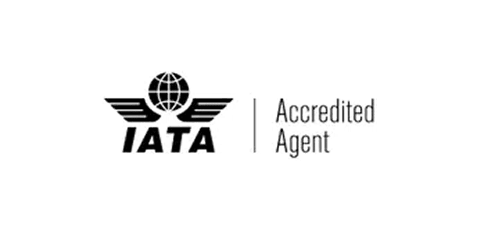 IATA Accredited Agent logo and text.