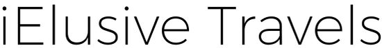 iElusive Travels" text logo in black font.