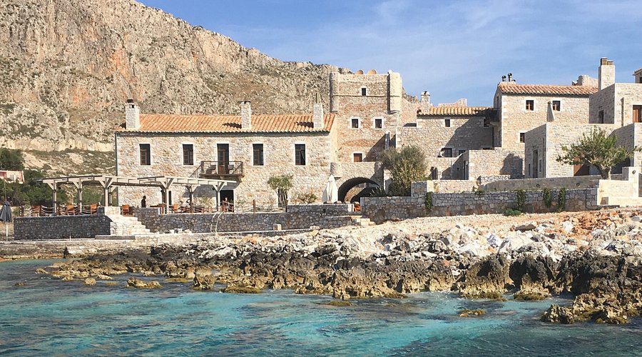 Kyrimai Hotel in Mani blends historic charm with seaside luxury, offering stone-built suites, gourmet dining, and stunning views of the Aegean.